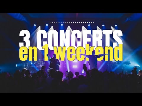 3 CONCERTS IN ONE WEEKEND WITH @conozco_officiel