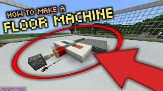 How to Build a Automatic Floor Machine in Minecraft | Craftypro