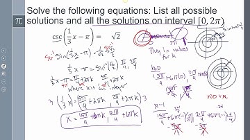 Lesson 36-1 Foundations of Trigonometry  Solving Trig Equations day 1 intro