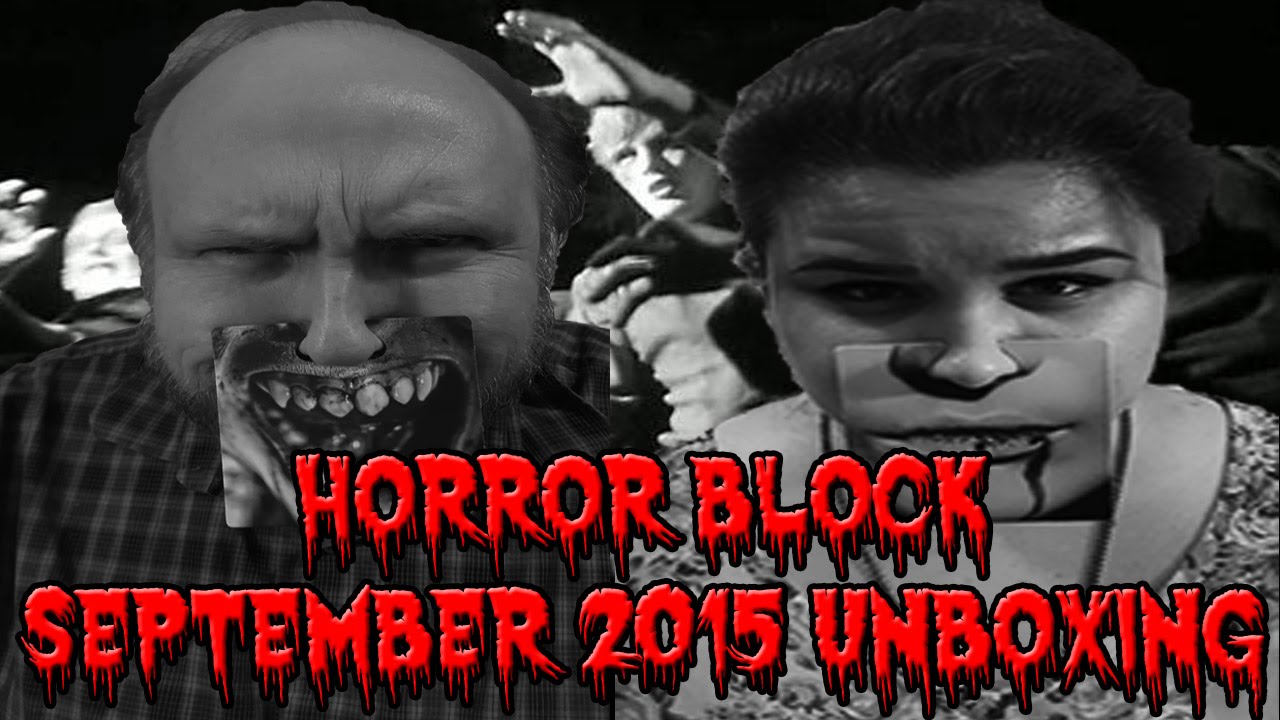 Horror Block September 2015 Unboxing
