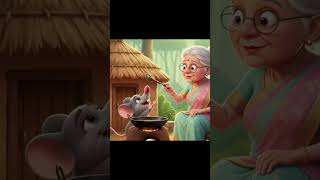 🐭🔥 शीर्षक: दादी और स्मार्ट चूहा 😂 #viralvideo #cartoon #cartoonstory #story #comedy #entertainment
