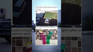 Bu Şişeler Baya Yamuldu Ya Babama Ne Dicem Soğuk Su Koydum Düzelmiyor