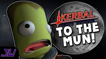 LANDING ON THE MUN (Realistically) | Kerbal Space Program