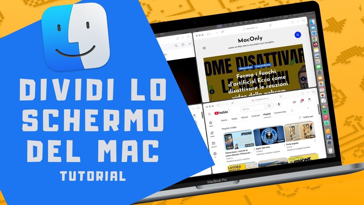 Come dividere lo schermo sul Mac e lavorare meglio con SplitView - YouTube