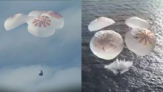 SpaceX Crew-12 splashdown