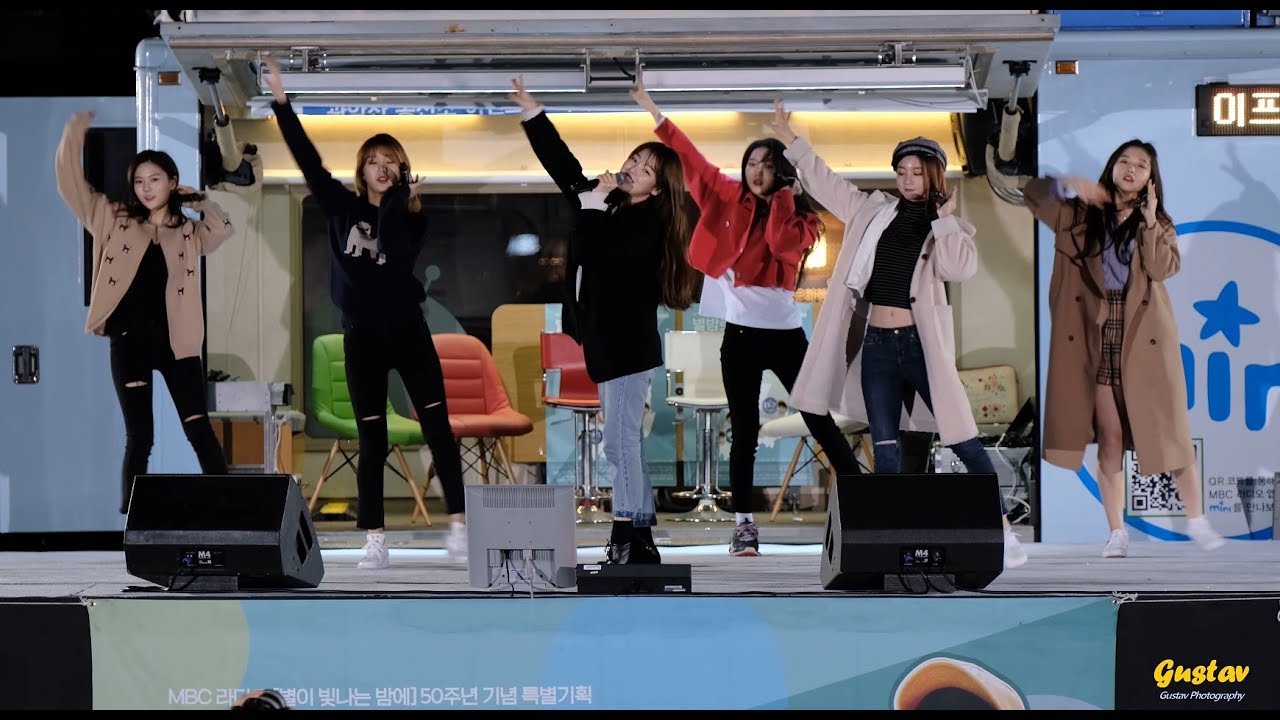 [직캠/FANCAM] 190319 오마이걸 공연 리허설 불꽃놀이, 비밀정원 @ 별밤로드 1320