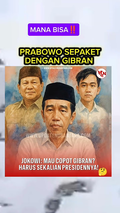 mana bisa copot Gibran dan Prabowo