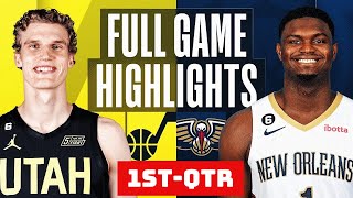 New Orleans Pelicans vs. Utah Jazz Highlights HD 1st-QTR | 25, 2023 NBA Regular Season