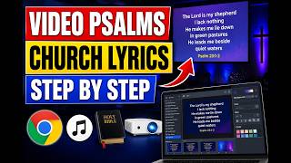 How to Project Church Lyrics Like a Pro | Beginner's Guide SETTING VIDEO PSALM screenshot 1