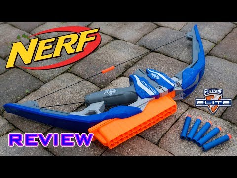 [REVIEW] Nerf Elite Stratobow Unboxing, Review, &amp; Firing Test