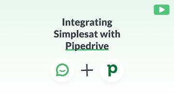 How Simplesat integrates with Pipedrive