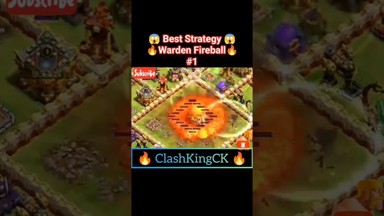 😱 UNEXPECTED Warden FIREBALL 🔥 NEXT LEVEL of Warden WALK | TH16 Best Attack Strategy! ☠️