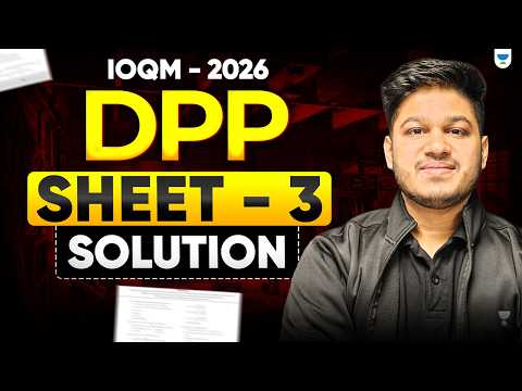 DPP sheet - 3 solution IOQM - 2026