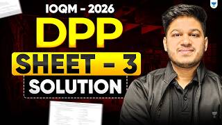 DPP sheet - 3 solution IOQM - 2026