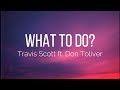 Travis Scott - What To Do? ft. Don Toliver (Lyrics) JACKBOYS