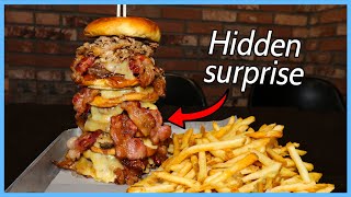 I WAS STUNNED What Happened With My Bacon Cheeseburger Challenge!