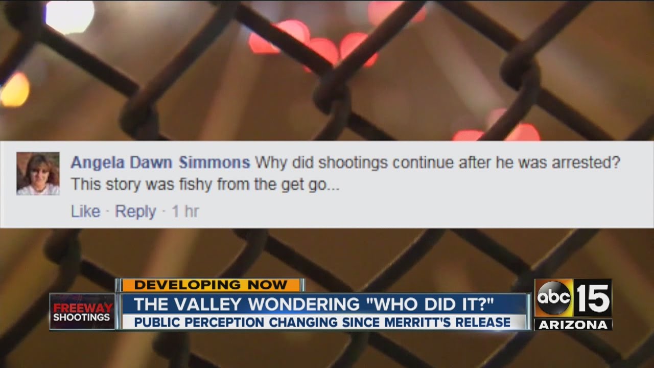 Phoenix freeway shooting suspect released from jail