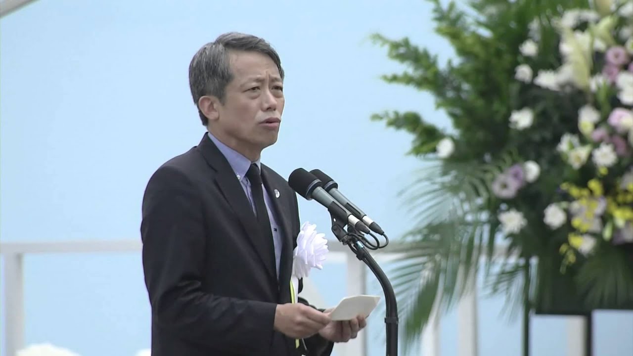 被爆７０周年長崎原爆犠牲者慰霊平和祈念式典　来賓挨拶 （2015年8月9日）（長崎市） - YouTube