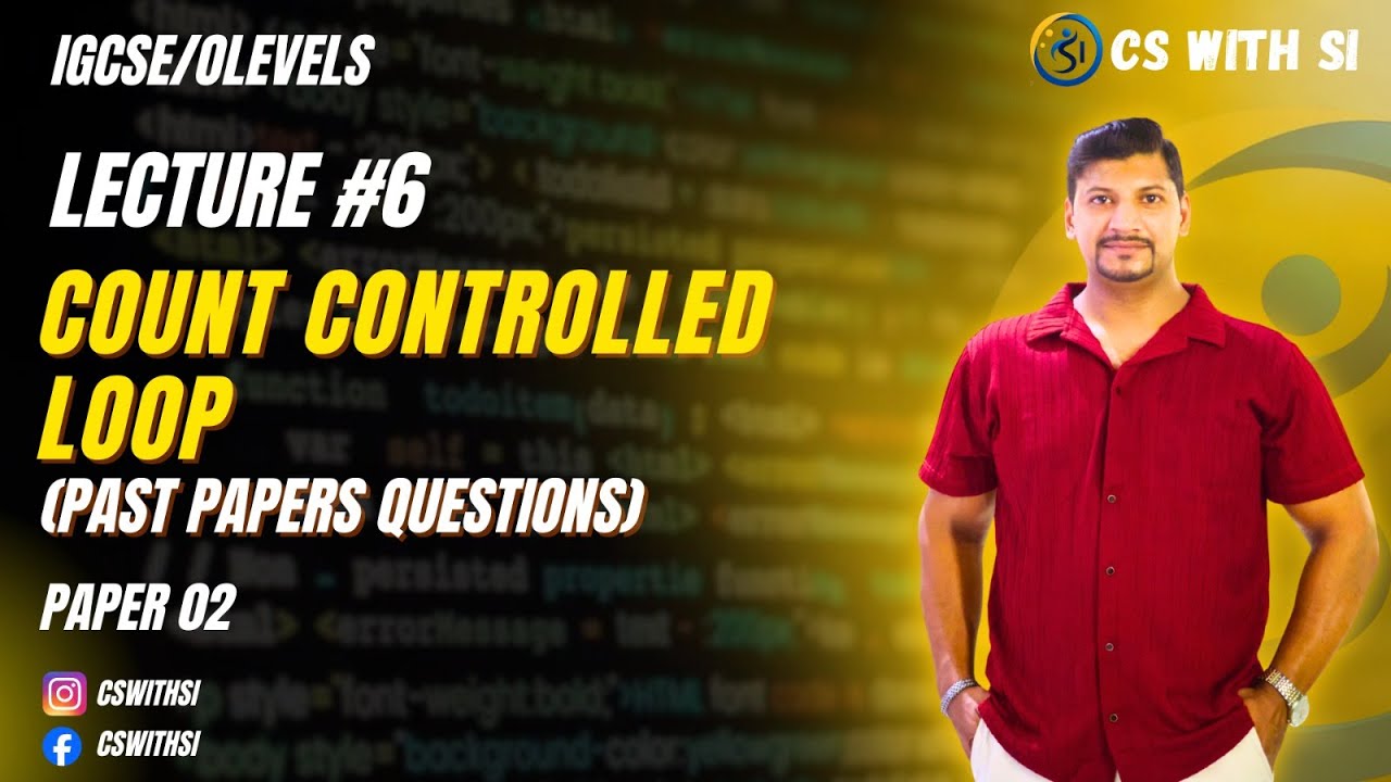 O level | IGCSE | Count Controlled Loop - PastPaper Questions | Paper ...