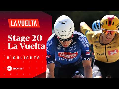 TURNING BACK THE CLOCK! 😮‍💨 | Men's La Vuelta Stage 20 Race Highlights | TNT Sports Cycling