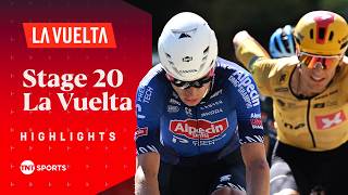 TURNING BACK THE CLOCK! 😮‍💨 | Men's La Vuelta Stage 20 Race Highlights | TNT Sports Cycling screenshot 3