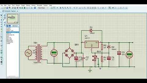 LM317 Adjustable Voltage Regulator | Proteus 8 Demonstration