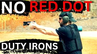 Just Us Shooting: Pushing Speed & Duty Iron Sights