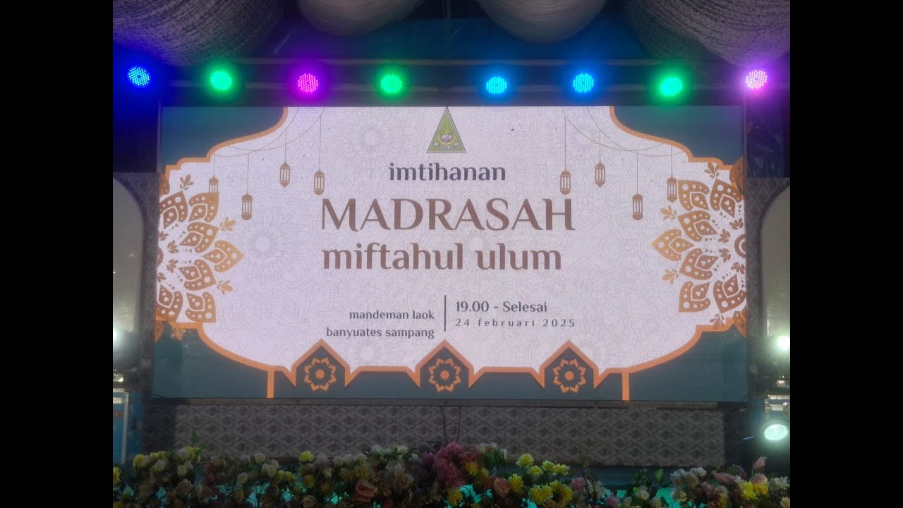 HAFLATUL IMTIHAN || MD. MIFTAHUL ULUM || SENIN 24 FEBRUARI 2025 || MANDEMMAN LAOK BANYUATES SAMPANG