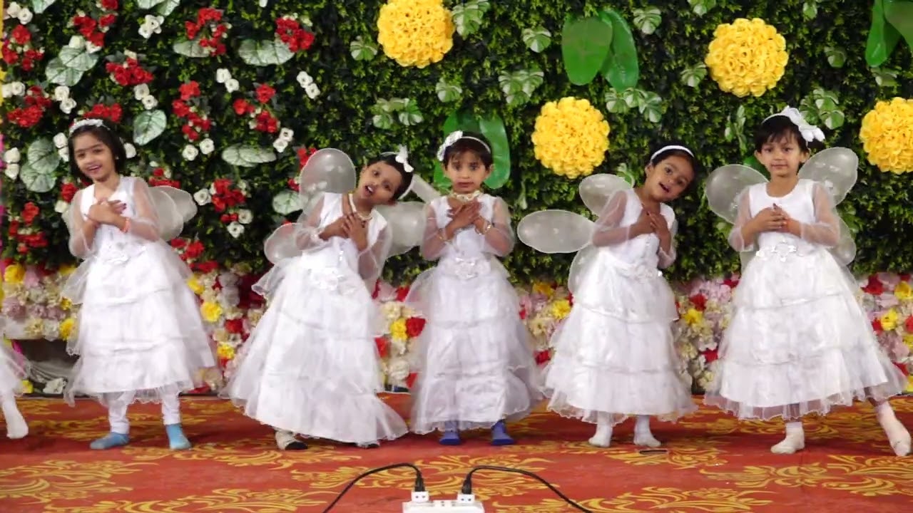 Papa Mere Papa Jr kg Dance Annual Function New Rainbow Pre School Nashik