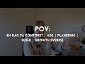 en dag på kontoret som 21-årig företagare | Planering | Ads | Haircut | Sushi | Growth Sverige