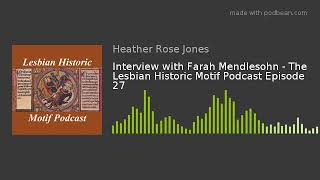Episode 27: Interview with Farah Mendlesohn