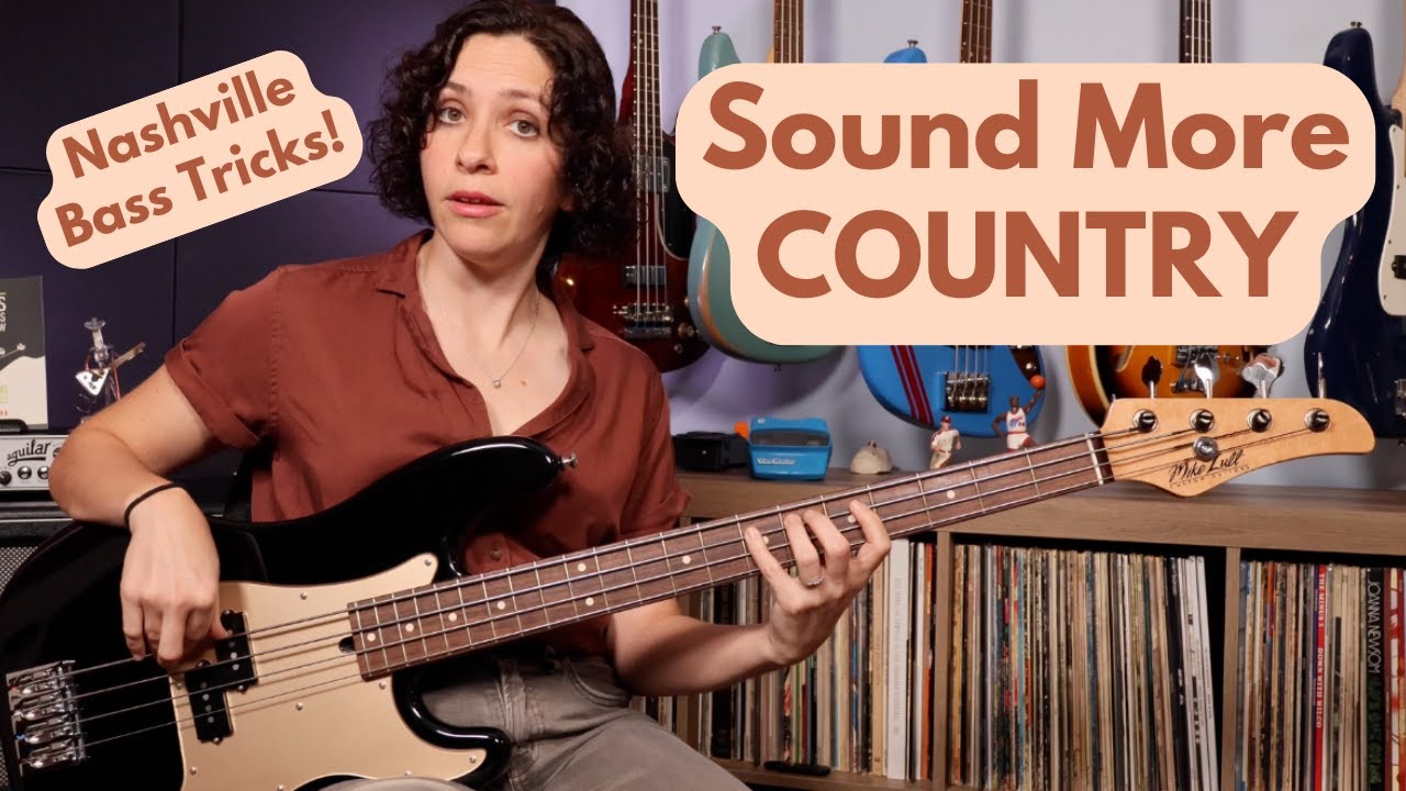 Country Bass Lesson: How to Add Transitions & Dead Notes for A Classic ...