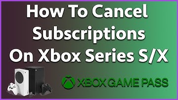How To Cancel Gamepass On Xbox Series S/X! Manage Subscriptions!