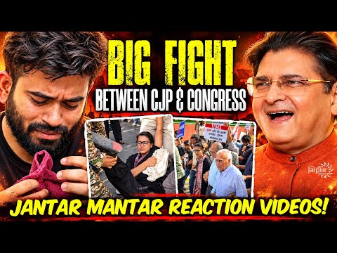 BIG FIGHT IN ECOSYSTEM: CJP vs CONGRESS | Jantar Mantar 10th Oct | Reaction Videos