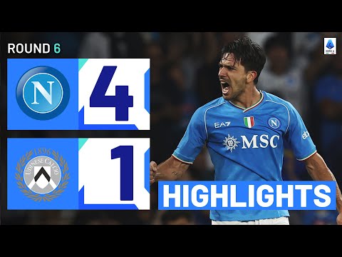 Napoli-Udinese 4-1 | Kvara back to scoring ways: Goals & Highlights | Serie A 2023/24