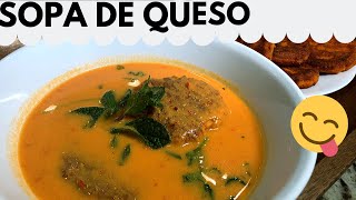 Como hacer sopa de queso receta Nicaragüense usando masa y queso cotija