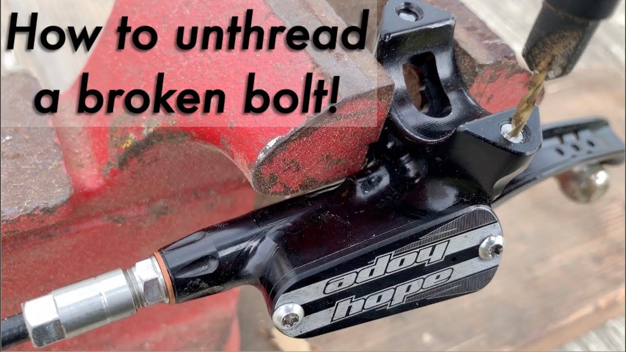 How to Unthread a Broken Bolt - YouTube