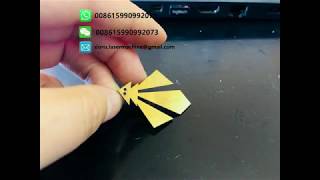 Jewelry Pendant Name cutting machine | Fiber laser marking machine for jewelry engraving cutting