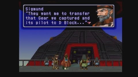 Xenogears (1998) - Arriving in Nortune D-Block