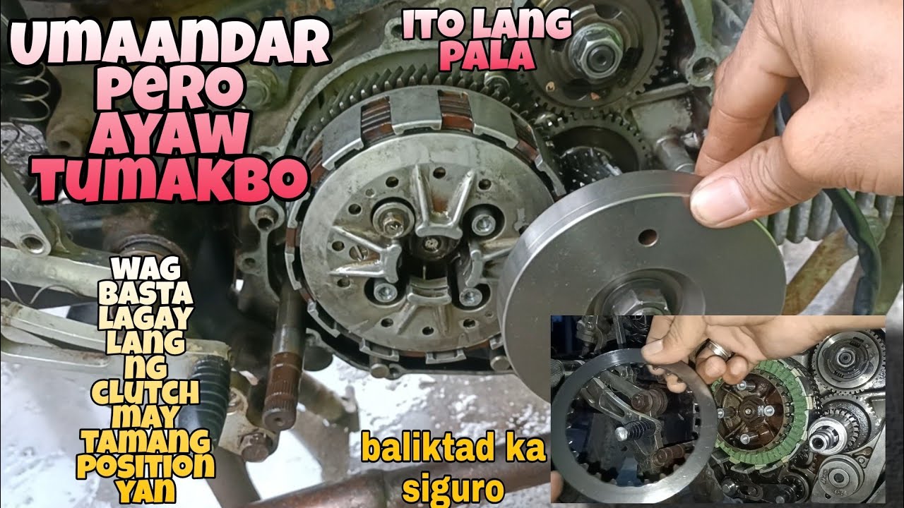 (restore shogun 125)Umaandar pero ayaw tumakbo kahit running clutch