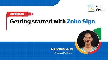 Getting Started with Zoho Sign | Free webinar | Experts session | Free Digital Signature Software
