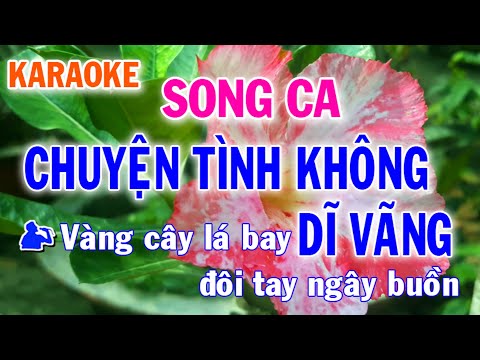 Karaoke Chuyện Tình Không Dĩ Vãng Song Ca Nhạc Sống l Nhật Nguyễn