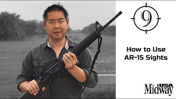 How to use AR-15 Iron Sights | 9-Hole Reviews