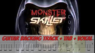 Skillet  Monster  guitar Backing Track  Tab