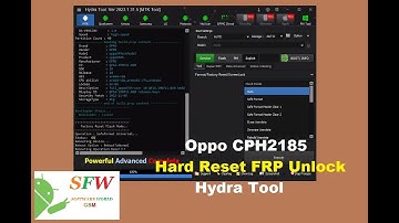 Oppo CPH2185 Hard Reset FRP Unlock Hydra Tool
