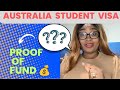 PROOF OF FUND FOR AUSTRALIA STUDENT VISA: All you need to know