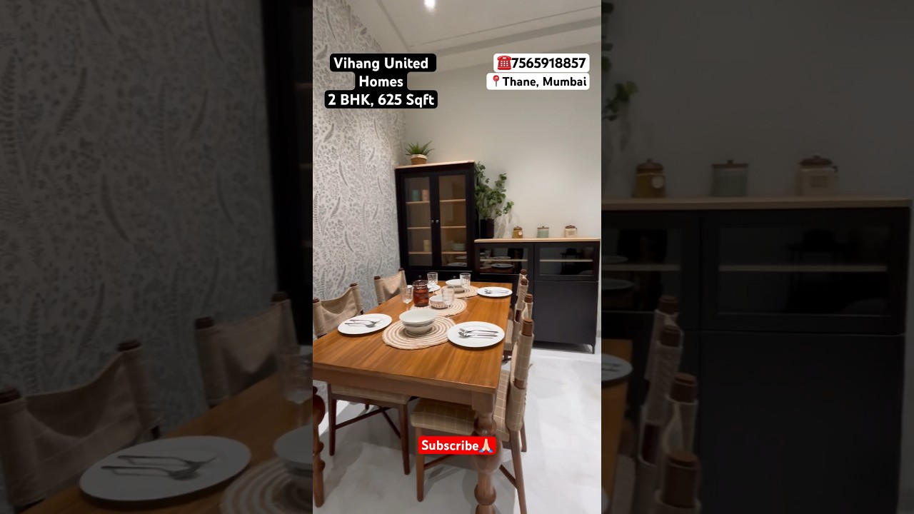 Vihang United Homes || 2 BHK,625 Sqft || Thane west 