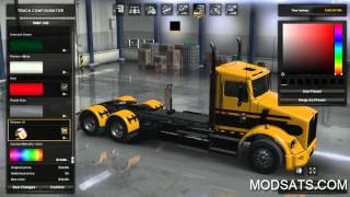 Kenworth T800 Stripes Skin v 5 0 for ATS | ATS mod