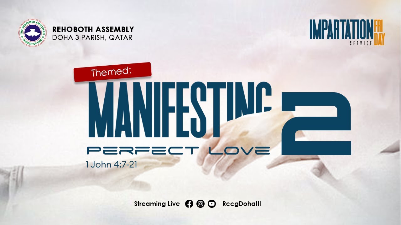 RCCG Doha 3 Parish Qatar || Live || Friday Service, 31/5/24, Theme; MANIFESTING PERFECT LOVE 2