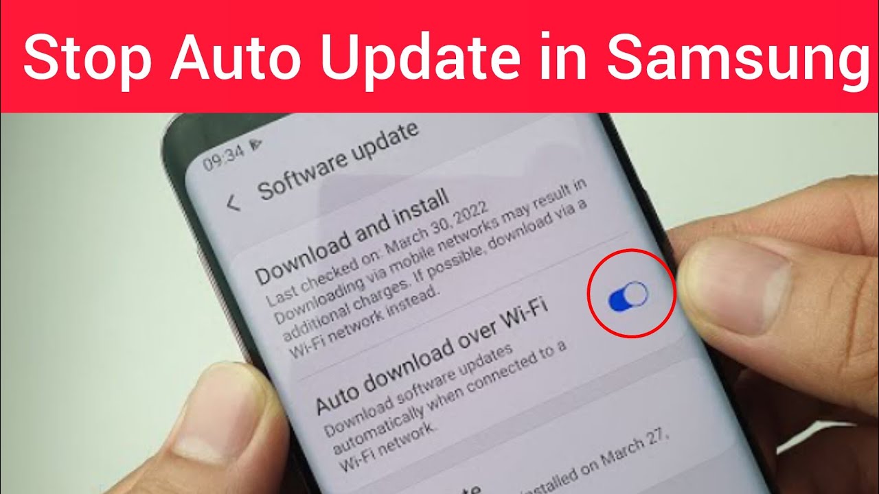 how to stop auto update in samsung mobile || how to stop automatic ...